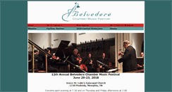 Desktop Screenshot of belvederefestival.org